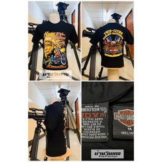 เสื้อยืดฮาเลย์ Harley-Davidson เสื้อยืดผู้ชาย เสื้อวินเทจ ป้ายฮาเลย์ ผ้าCotton 💯