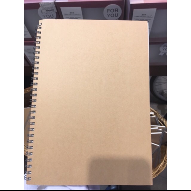 สมุดริมลวดMUJI B5 แท้