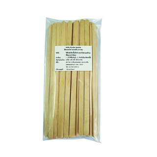 ไม้พายแว็กซ์ ขนาดเล็ก ก้านยาว (Petite Wood Applicator Sticks) - 100 ชิ้น