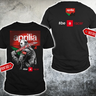 เสื้อยืด ผ้าฝ้าย พิมพ์ลาย Aprilia Rs125 Rsv4 Rsa 125 Mxv-S Sxv Rsw 250 สําหรับผู้ชาย ใส่เพาะกาย ฮาโลวีน