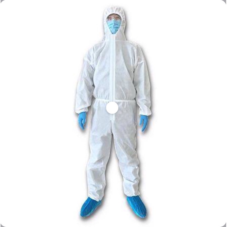 ชุด PPE Coverall ป้องกันสารเคมี และเชื้อโรค