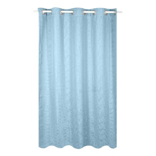 Window curtain CURTAIN DAJONG UV 135X160 CYAN HLS Curtains, blinds Home &amp; Furniture ผ้าม่านหน้าต่าง ผ้าม่าน EYELET HOME