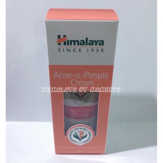 ครีมบำรุงผิวจากสิว สินค้าราคาพิเศษ!! ฉลากไทย หมดอายุตุลาคม 2565 Himalaya Acne-n-Pimple Cream ขนาด 30 g