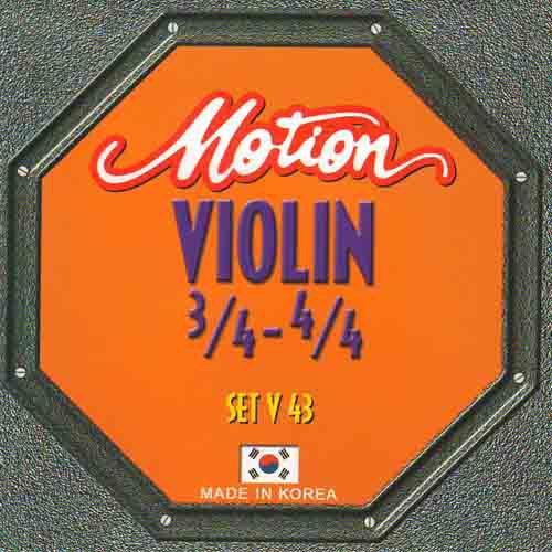 สายไวโอลิน Motion V43 สำหรับขนาด 3/4 - 4/4 (ราคา/ชุด)