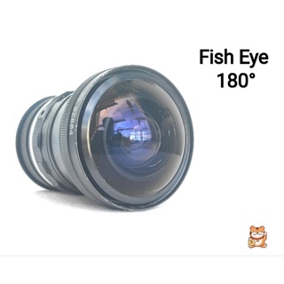 เลนส์มือหมุน ยี่ห้อ Kenko Fish Eye 180 Degree Conversion
Mount 49mm screw  สาย Wide ตาปลา Sn:92884