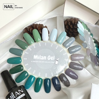 สีเจลมิลาน milan 10 ml ขนาดกลาง (เฉดสีรหัส 41 ถึง 60)