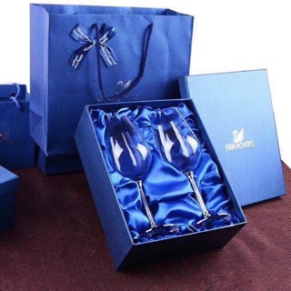 ชุดแก้วไวน์ Swarovski Box Set