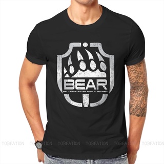 เสื้อยืดผ้าฝ้ายพิมพ์ลายขายดี เสื้อยืดแขนสั้น พิมพ์ลายกราฟฟิคหมี Escape From Tarkov BEAR USEC Scavs สวมใส่สบาย ขายดี