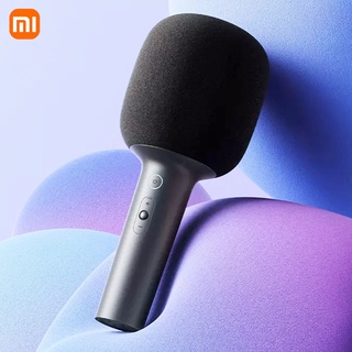 Xiaomi Mijia ไมโครโฟนคาราโอเกะไร้สาย บลูทูธ แบบพกพา ลําโพงสเตอริโอ เครื่องเล่น KTV ในบ้าน