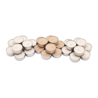 ZINLIG เทียนทีไลท์หอม Aroma tealight Sweet vanilla /30 ชิ้น 38มม.(สีเนเชอรัล)