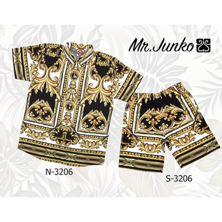 ⚡ ส่งฟรี⚡เสื้อ,กางเกง (สั่งซื้อแยก)Mr-Junko งานต่อลาย ผ้านิ่มใส่สบาย SN-3206