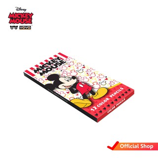 YOYA ดินสอสีไม้ 12 สี : Mickey&amp;Friends รุ่น DY551-12