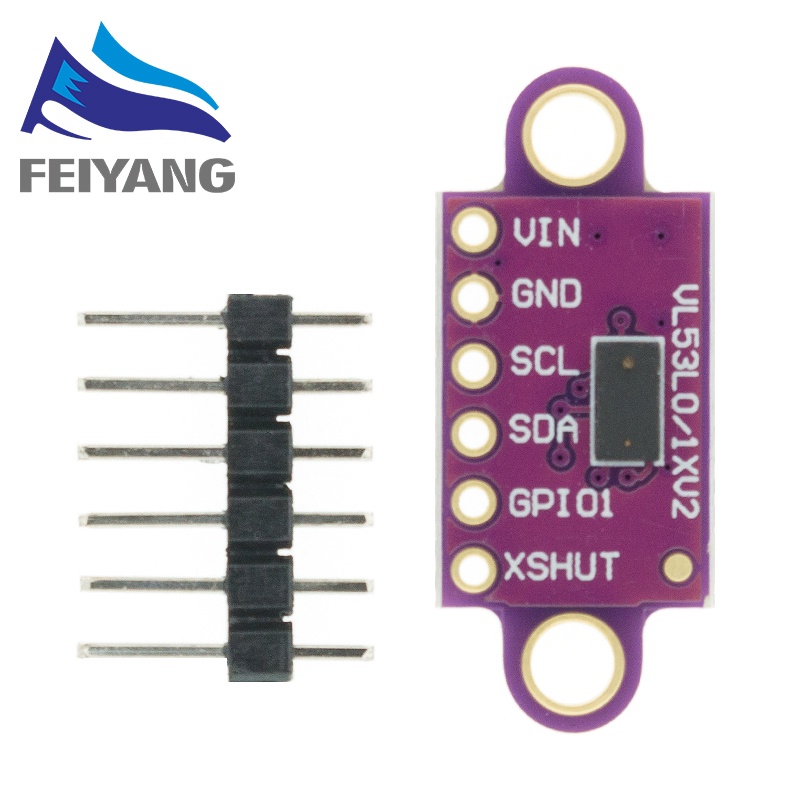 Vl53l0x Time-of-Flight (ToF) โมดูลเซนเซอร์ระยะทางเลเซอร์ 940nm GY-VL53L0XV2 I2C IIC