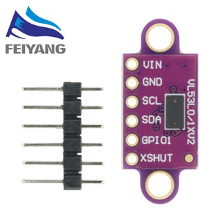 Vl53l0x โมดูลเซ็นเซอร์ระยะทางเลเซอร์ (ToF) 940nm GY-VL53L0XV2 I2C IIC