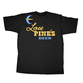 เสื้อยืด พิมพ์ลาย TV Show Series Lou Pines Beer สีดํา สําหรับผู้ชาย ผู้ใหญ่S-5XL