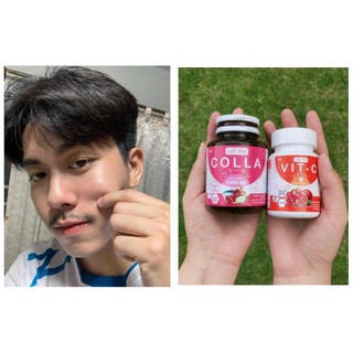 call me colla &amp; call me vit c วิตามินซี คอลลาเจน