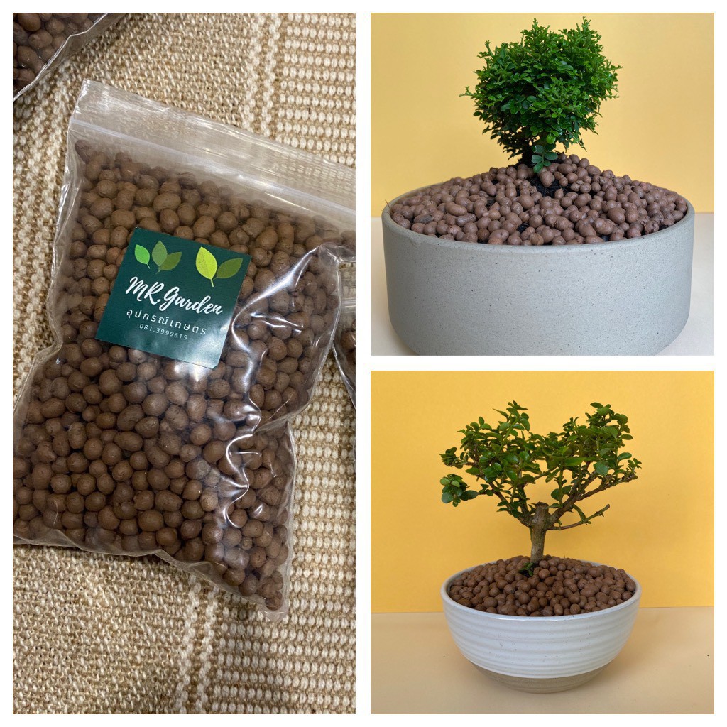 ดินป๊อบเปอร์ แบ่งขาย 1 ลิตร (Liter) Clay Popper (S,M,L,XL grain size) วัสดุดินเผาสำหรับเพาะปลูกและแต่งหน้าดิน