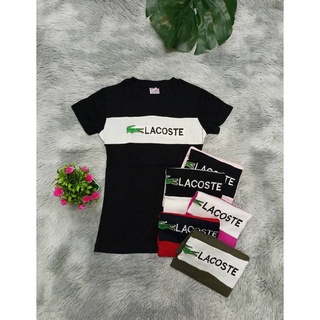 💕เสื้อเข้ารูป เสื้อรัดรูป Lacoste ลาคอส  เข้ารูป เสื้อใส่เที่ยว  เสื้อผู้หญิง ฮิตในTiktok