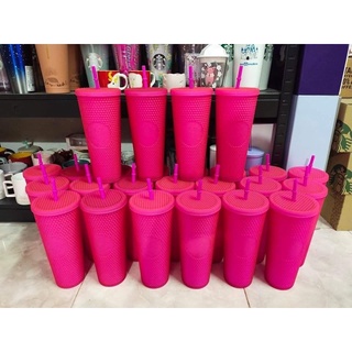 พร้อมส่ง หนาม pink neon USA 24oz