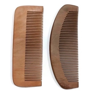 หวีไม้ธรรมชาติ ขนาดใหญ่ ไม่ทำให้ผมชี้ฟู ไม่เกิดไฟฟ้าสถิตย์ Wooden Comb anti- electrostatic