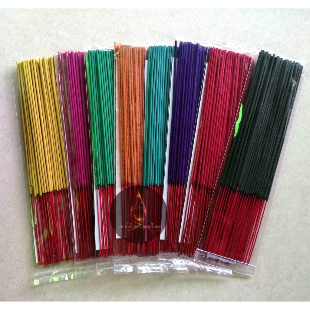 ื ธูปสี ธูป 7 สี ธูปหอม ธูปบูชาเทพ สักการะบูชาสิ่งศักดิ์สิทธิ์ ธูปวันเกิด