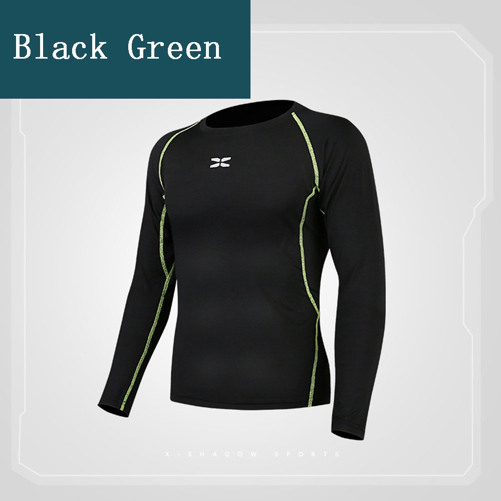 เสื้อยืดกีฬา แขนยาว ผ้ายืด แบบรัดรูป รูปที่ 7