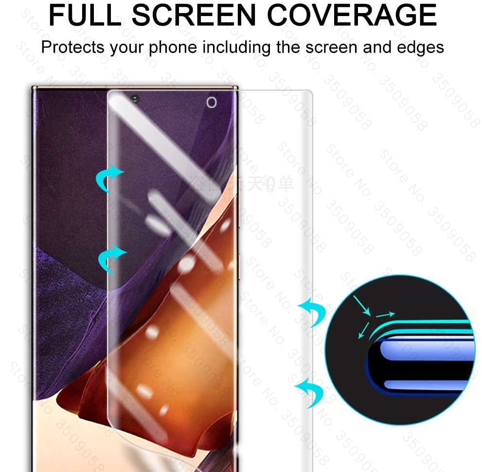 2 - In - 1 Note 20 ฟิล์มไฮโดรเจลป้องกันเลนส์กล้องสําหรับ Samsung Note 20 Ultra Note 20ultra 20ultra #5