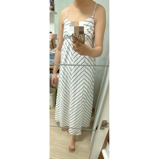 เดรสยาวลายทาง maxi dress stripe