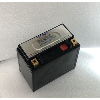 LifePo4 แบตเตอรี่ลิเที่ยม 12V 20Ah CCA 290A สำหรับสตาร์จรถมอเตอร์ไซค์ บิ๊กไบท์ (พร้อมส่ง) ขั้ว L