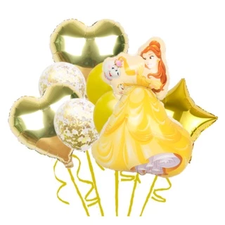 🇹🇭 800 107 ลูกโป่ง ฟอยล์ วันเกิด สังสรรค์ ปาตี้ การ์ตูน เจ้าหญิง / Foil Balloon Princess Disney cartoon