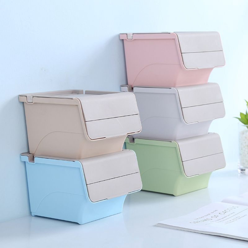 Ccc Sp Desktop Pen Container Organizer Trash Can With Lid Flip