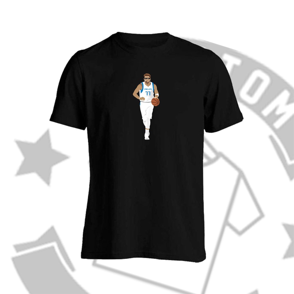 Dallas Mavericks NBA T-Shirt Doncic Thug Life Wounds