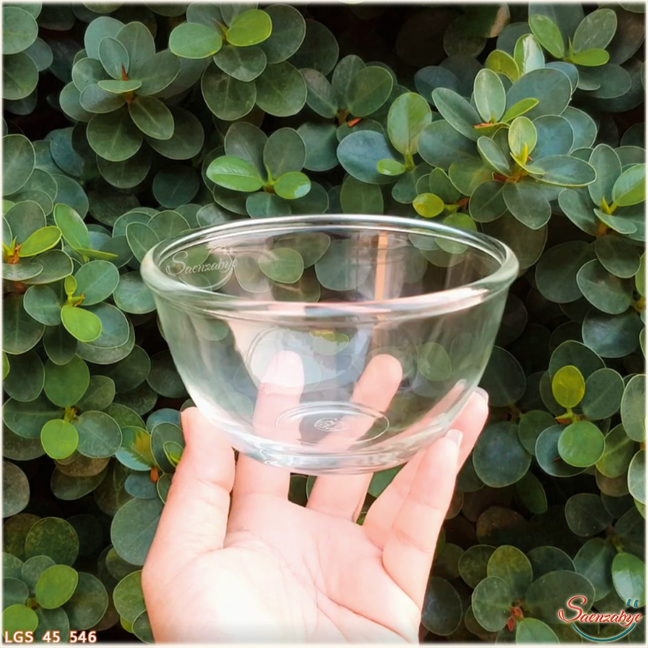 ชามแก้วใส ถ้วยชุป ใส่อาหาร สลัด ขนม รุ่น 45 546  Chef's Bowl ขนาด 119 mm. 405 ml. - รูปที่ 2