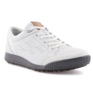 Ecco Golf Street Retro 2.0 HYBRID White รองเท้ากอล์ฟผู้ชายสีขาวคลาสสิคแท้