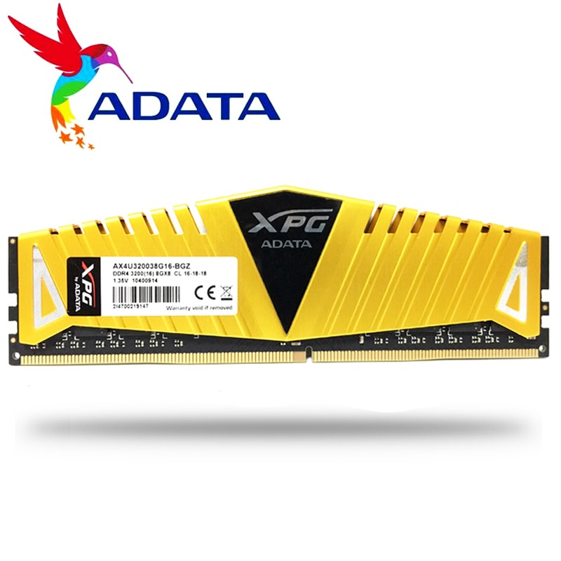 ADATA XPG RAM DDR4 Z1 DDR4 8GB 16GB 32GB 2400MHz2666MHz/3000MHz/3200MHz/3600MHz Z1 PC4 หน่วยความจําเ