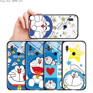 OPPO A15 A15S A53 A33 A94 A93 2020 A12E A12 A74 4G 5G เคสออปโป้ สำหรับ Case Doraemon Cat เคส เคสโทรศัพท์ เคสมือถือ