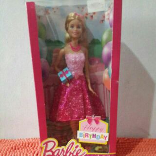 👍👱🎁ตุ๊กตาลิขสิทธิ์แท้ Barbie Happy BIRTHDAY