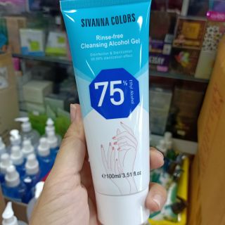 เจลล้างมือ sivanna 100ml แอลกอฮอล์75%