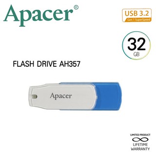 Apacer AH357 USB3.2 แฟลชไดร์ฟ 32GB (Apacer AP32GAH357U-1)