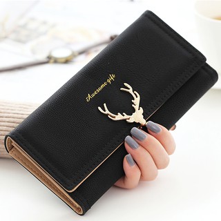 พร้อมส่ง!!! ใส่โค๊ดลดอีก 100บาท!!! กระเป๋าสตางค์ กระเป๋ายาว KW-057