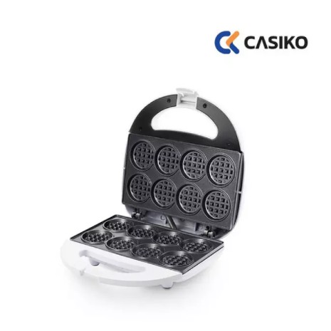 CASIKO เครื่องทำวาฟเฟิลมินิ 8 ชิ้น Mini waffle รุ่น CK-5005 - วาฟเฟิลจิ๋ว เครื่องทำวาฟิล เตาวาฟเฟิล Waffle Maker