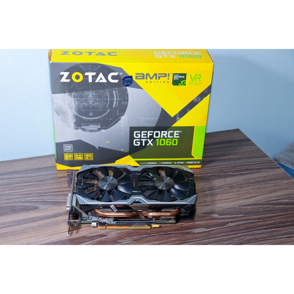 การ์ดจอ ZOTAC GTX 1060 6GB AMP Edition DDR5