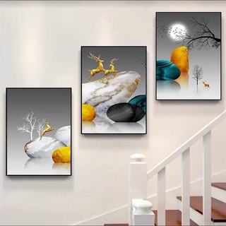 【พร้อมส่ง】รูปภาพตกแต่งบ้าน ลายสัตว์ ขนาด20*50cm. painting canvas ภาพวาดตกแต่งผนัง ภาพวาดแขวน บาร์ คาเฟ่ มีโรงแรม100%OK