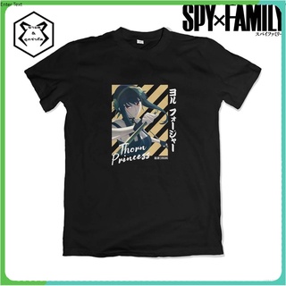 เสื้อยืดแขนสั้นลําลอง ทรงหลวม พิมพ์ลายอนิเมะ SPY X FAMILY Thron Princess Yor Forger สําหรับผู้ชาย และผู้หญิง