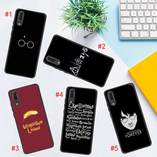 Bt51 เคสโทรศัพท์มือถือซิลิโคนลายโลโก้ Harry Potter สําหรับ Huawei P10 P20 P30 Pro Lite 2018 P 2021 2019