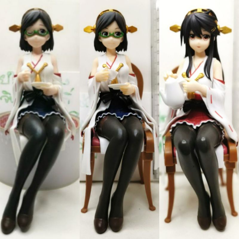 (แท้/มือ2)​⭐Banpresto Kantai-Collection Kirishima,Kongo Kai Ni Figure Ceylon Tea Party โมเดล สาวเรือ