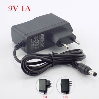 อะแดปเตอร์แปลงพาวเวอร์ซัพพลาย 9V 1A AC 100V-240V to DC 1000 Ma 1 M 5.5x2.5 มม.