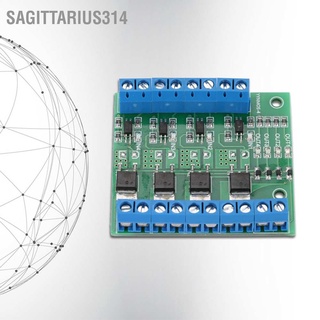 Sagittarius314 PWM 4-Channel MOS FET Module PLC Amplifier Circuit Board Driver 3-20V to 3.7-27VDC 10A