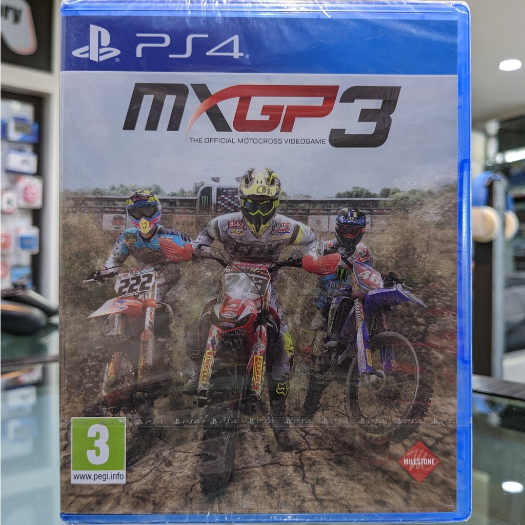 (ภาษาอังกฤษ) มือ1 PS4 MXGP3 เกมPS4 แผ่นPS4 ( เล่นกับ PS5 ได้MXGP MX GP เกมแข่งรถ เกมรถแข่ง motogp)