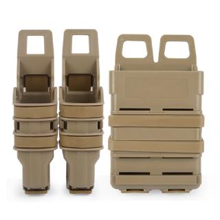 Fma Fastmag5.56 ตลับหมึก Molle เสื้อกั๊กยุทธวิธี กล่องดึงด่วน Glock กล่องคู่